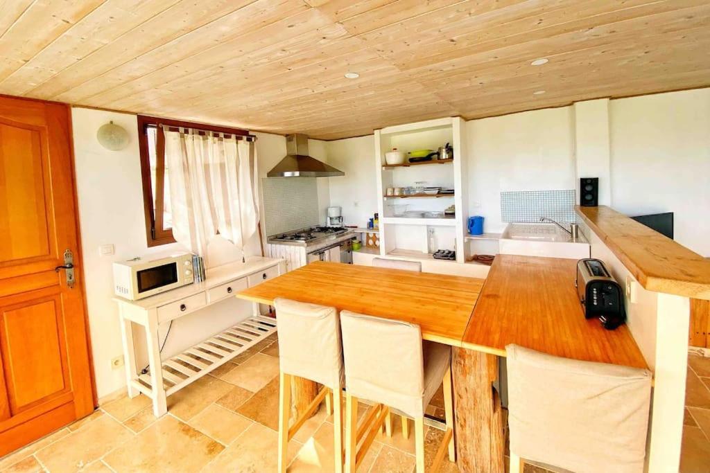 Bas De Villa Au Milieu Des Oliviers. Chateauneuf-Villevieille المظهر الخارجي الصورة